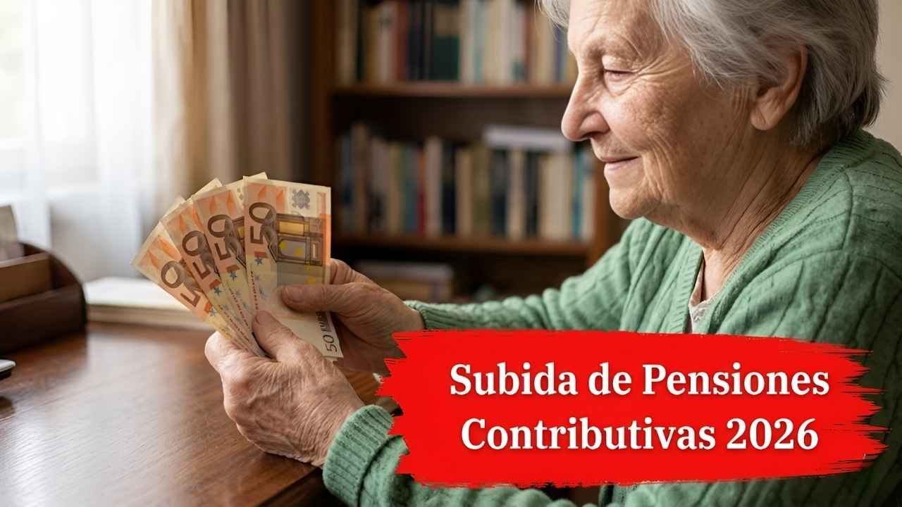 Subida de Pensiones Contributivas 2026 Importes Actualizados según Cada Prestación