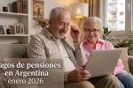 Pagos de pensiones en Argentina enero 2026 calendario completo requisitos y guía de inscripción