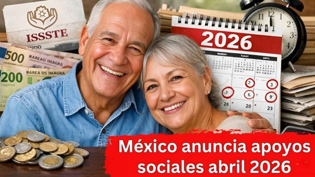 México anuncia apoyos sociales abril 2026 detalles de Bienestar beneficiarios y calendario de pagos