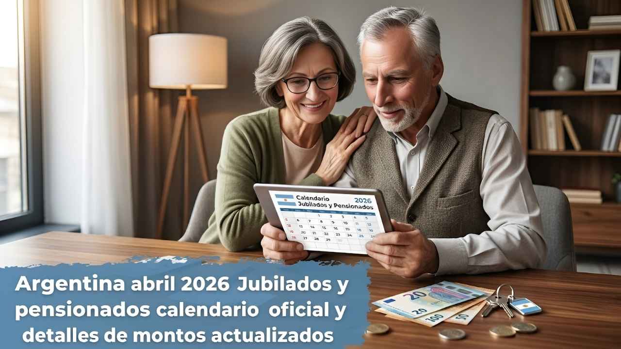 Argentina abril 2026 Jubilados y pensionados calendario oficial y detalles de montos actualizados