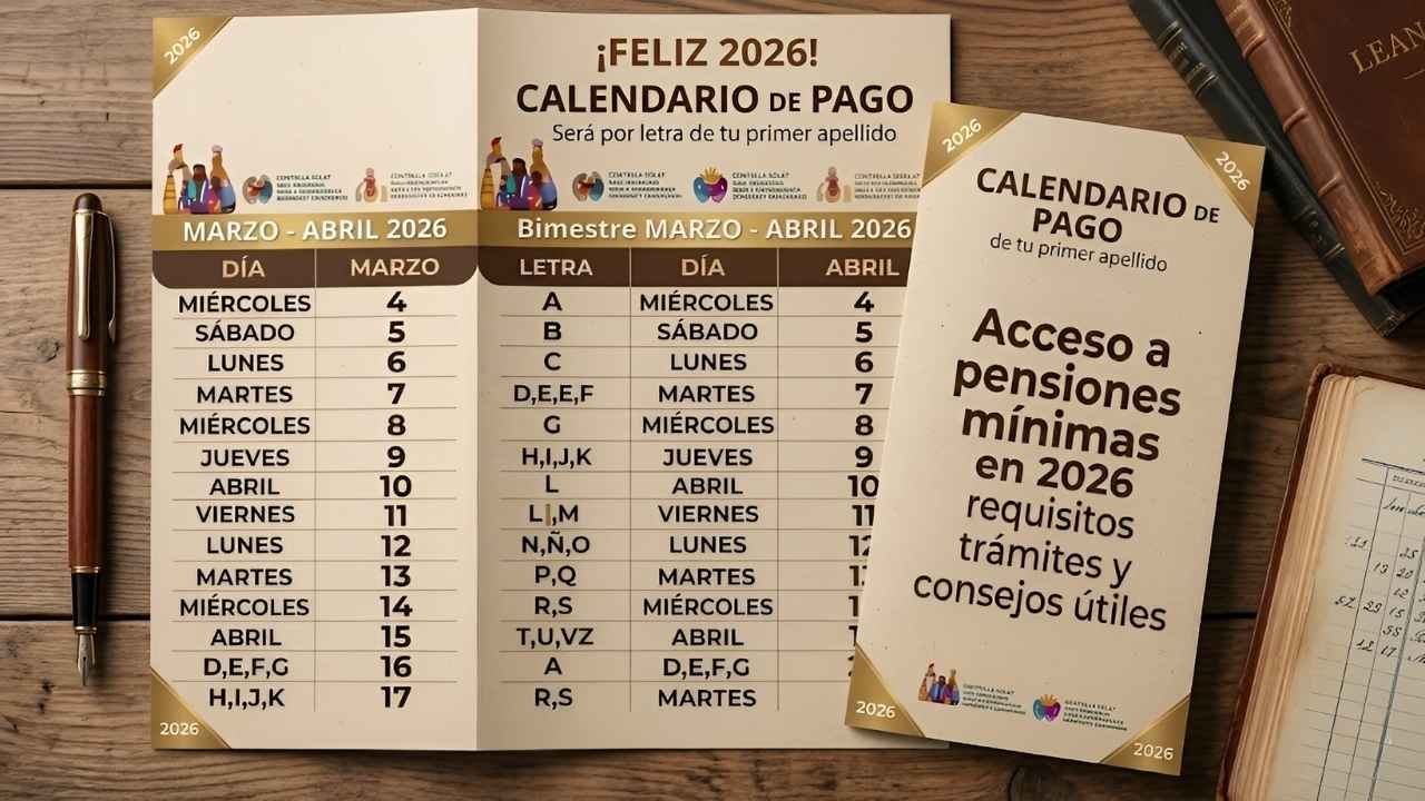 Acceso a pensiones mínimas en 2026 requisitos trámites y consejos útiles