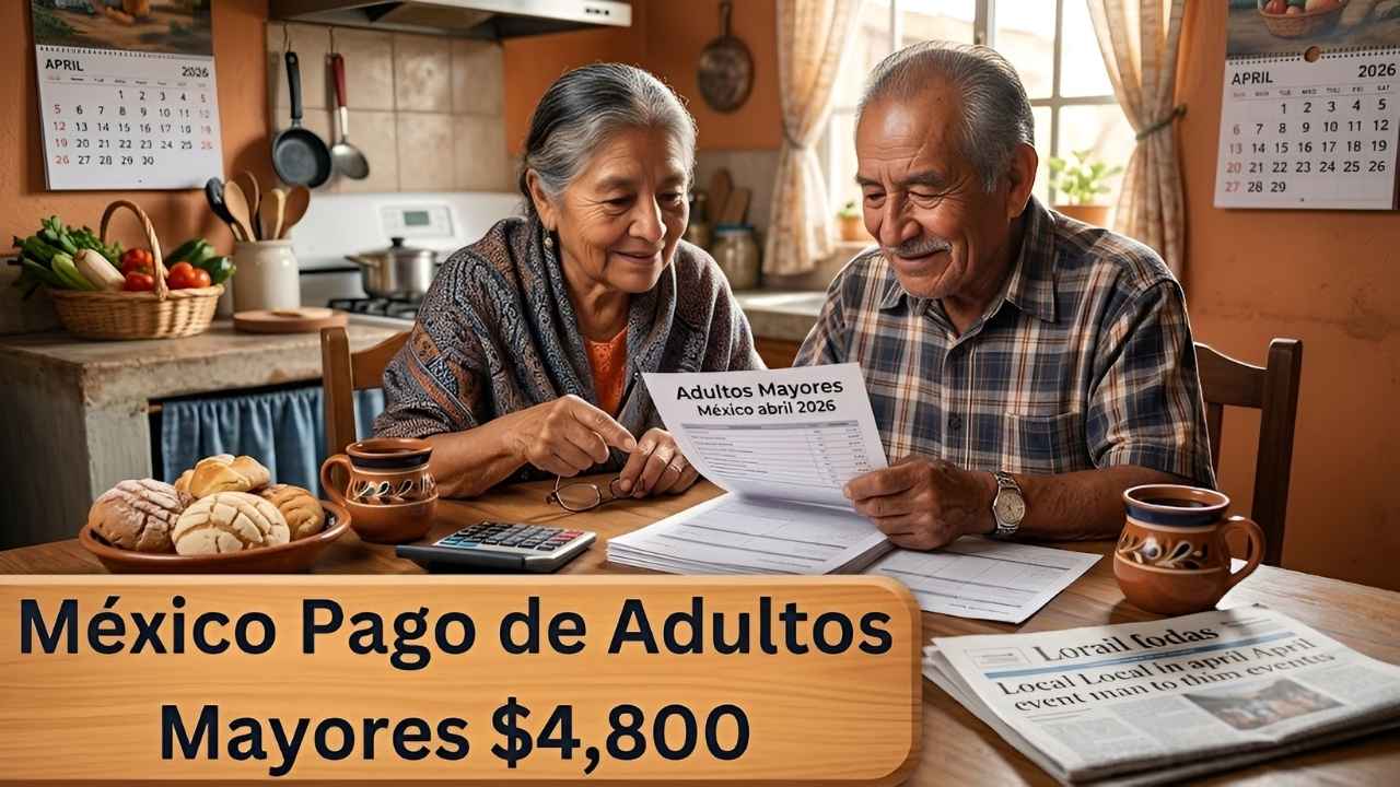 Adultos Mayores México abril 2026 pago de $4,800 y registro oficial