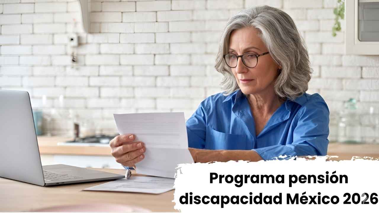 Programa pensión discapacidad México 2026 quién recibe cómo inscribirse y cuándo se cobra
