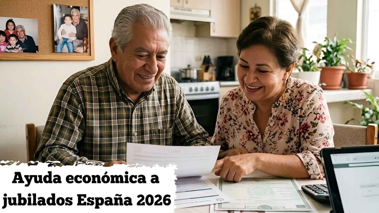 Ayuda económica a jubilados España 2026 quién califica fechas de cobro y registro online