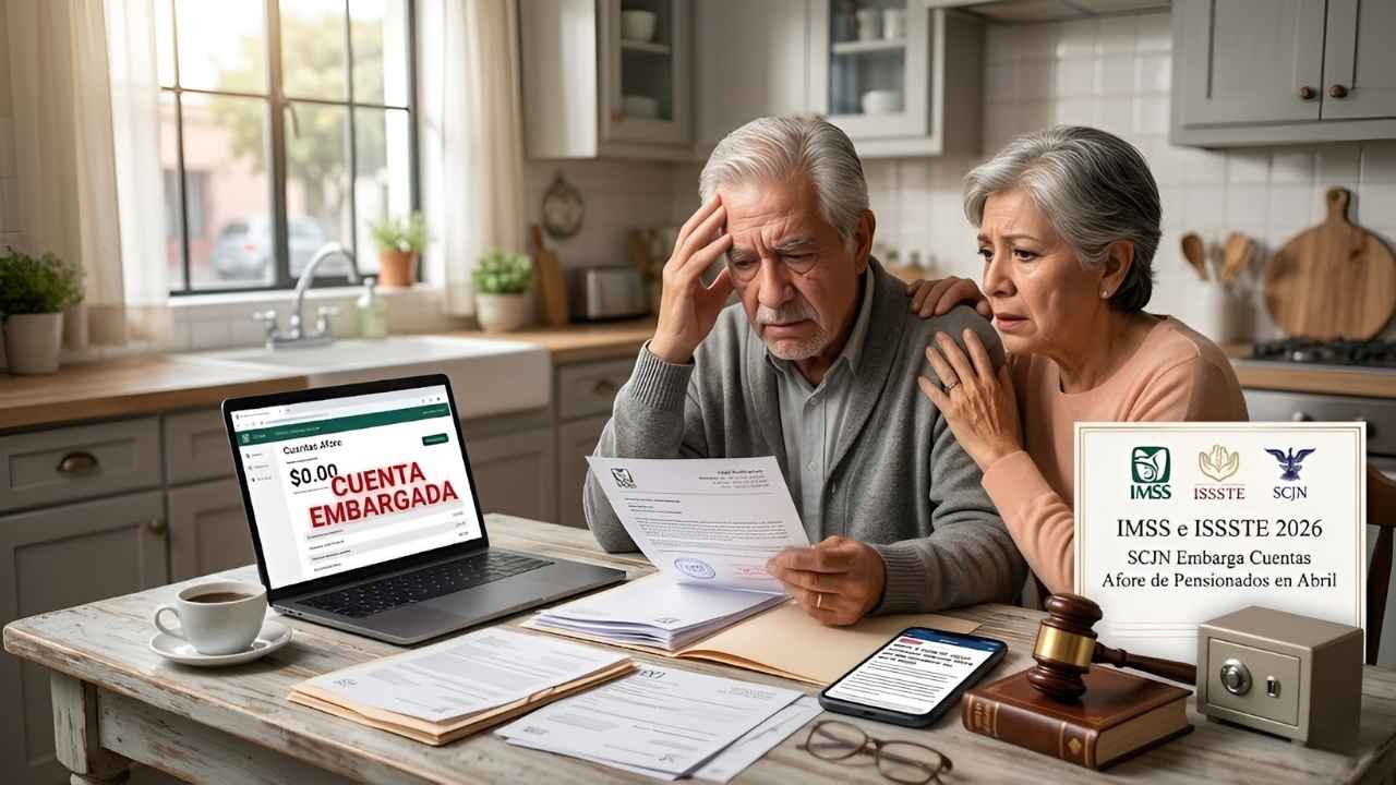 IMSS e ISSSTE 2026 SCJN Embarga Cuentas Afore de Pensionados en Abril
