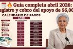 Guía completa abril 2026 registro y cobro del apoyo de $6,000 para adultos mayores