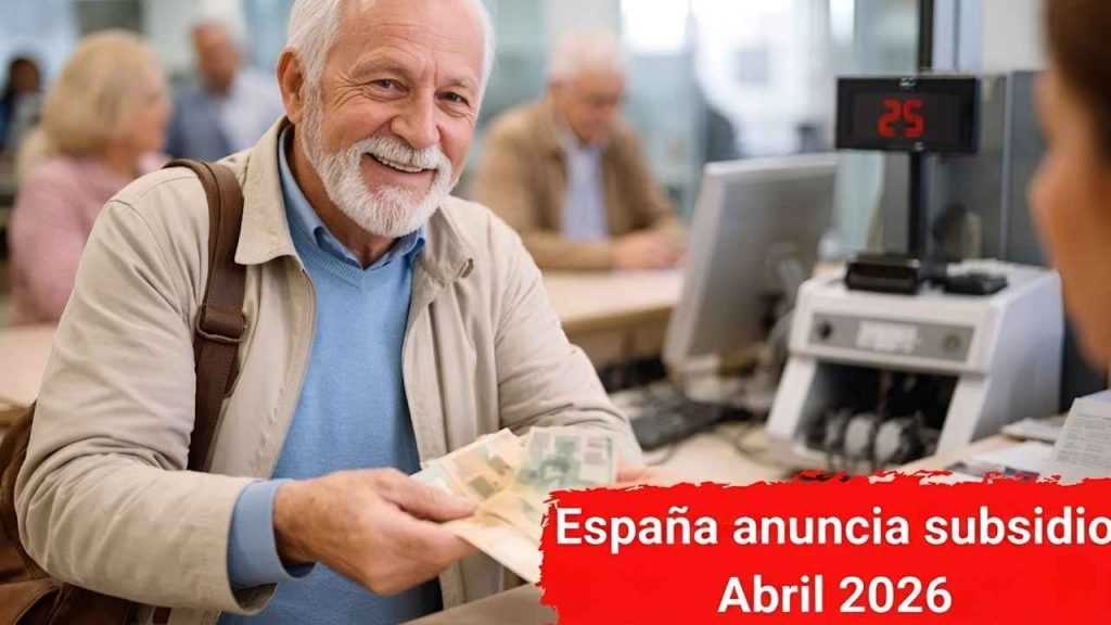 España anuncia subsidio abril 2026 beneficiarios y fechas de pago de 1,200€ mensuales