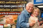ANSES confirma abril 2026 tres claves para cobrar jubilación y pensión tras el fin de semana largo