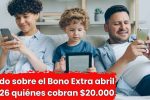 Todo sobre el Bono Extra abril 2026 quiénes cobran $20.000 y cuándo se paga en Argentina